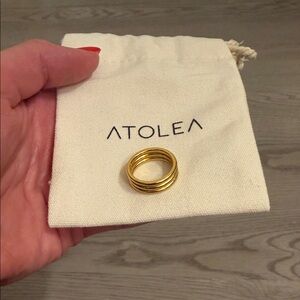 Atolea - Waterproof Linea Ring (size 5) 💛✨